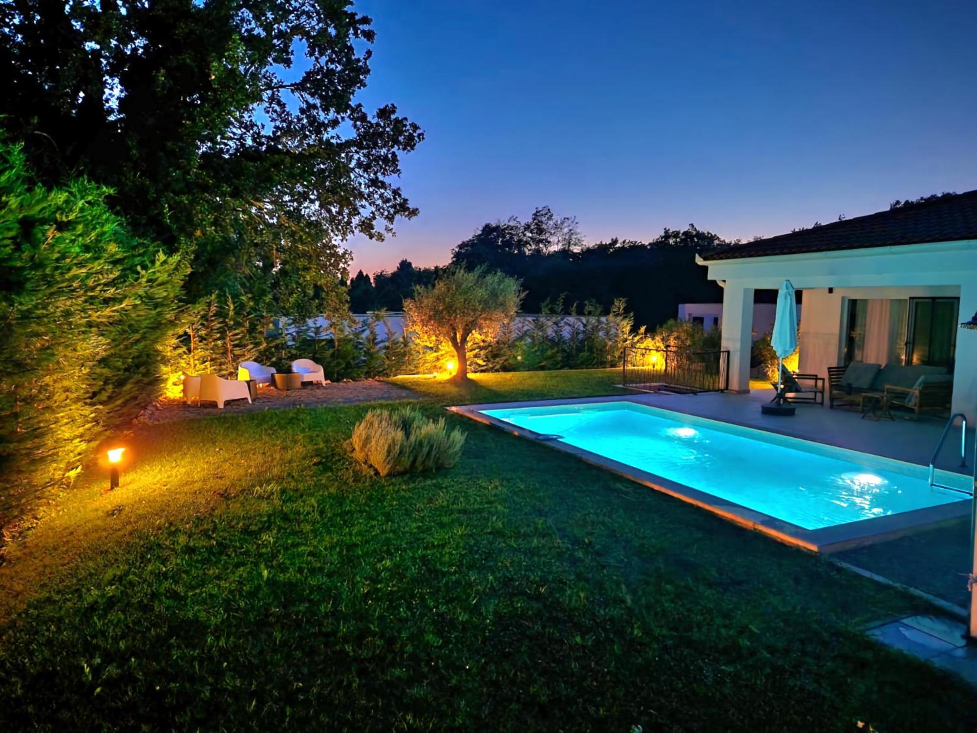 Villa Destiny Nedescina, Istrien, Kroatien Zewnętrze zdjęcie